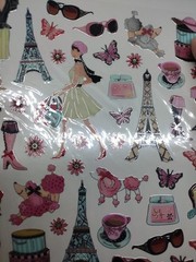 Paris France Europe Eiffel Tower Fashion Foil Stickers stick Abilities
