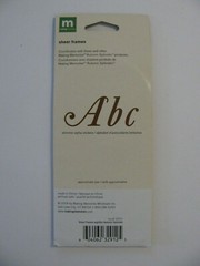 Making Memories Sheer Frames AUTUMN SPLENDOR 4 Pieces NIP