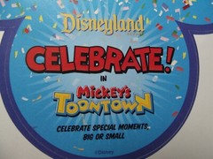 Official Disneyland Resort Sticker Celebrate Mickey’s Toontown