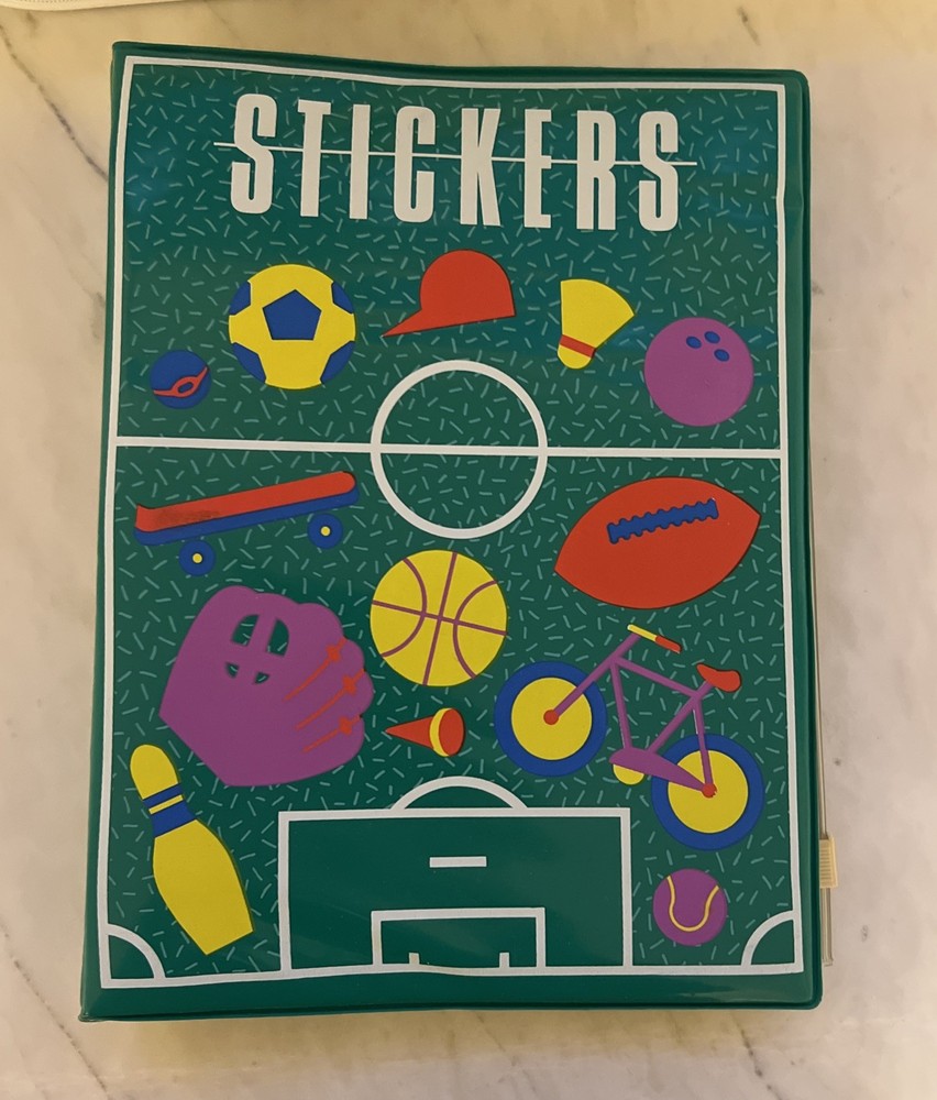 Vintage 80s Sticker Album Plus Pages Applause Puffy Never Used