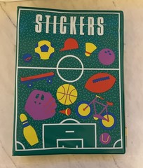 Vintage 80s Sticker Album Plus Pages Applause Puffy Never Used