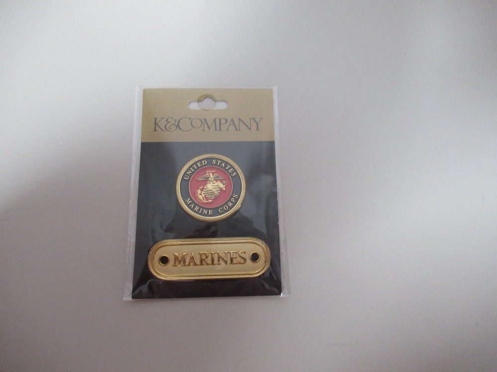 K & COMPANY MARINES MEDALLION CHARMS FOR SCRAPBOOKING # 559448 NIP