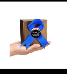 Set Of 2 Rolls Of 500 Stickers Each With The Thank You Logo