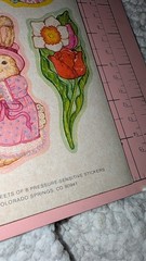 Vintage Current Inc Stickers Easter 1 Sheet 1980(Heavy Age Discoloration)
