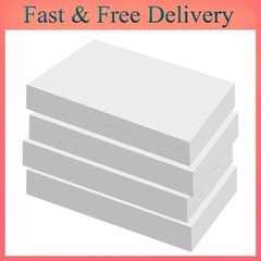 50 Pack White Chipboard Sheets 8.5×11 40pt Cardboard Craft Backing Board