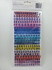 CR2 Paige Evans Thickers Stickers Happy Life Mini Alphabet Foam 494 pcs