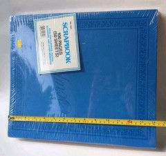 No. 800 Blue Vintage Scrapbook Deluxe Craft 100 Pages 50 Sheets Made in the USA