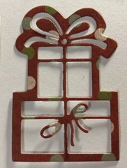GIFT BOX Die-Cuts(4pc)Christmas •Holiday•Happy Birthday•Present •Glitter•Friend