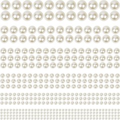 1980Pcs Self Adhesive Pearl Stickers, Shynek Pearls Sticker Gems for Hair, Face,
