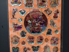 Disney Epoxy Prism Sticker Sheet Pack TOKYO DISNEYLAND DISNEYSEA JAPAN Halloween