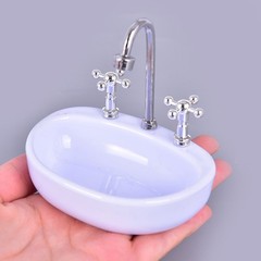 Magnetics Paper Clip Dispenser Sink Design Dollhouse Decor for DIY Lover
