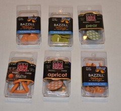 Bazill Brads scrapbooking apricot pear lily pad festive 25mm 10mm 18mm polka dot