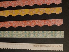 Vintage – Strip Stickers 3/4 in x 11.5 in LG- Variety – comes as a set as shown