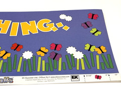 EK Success Scrapbook Title Over-all Wishing Butterfly Insect Flower Floral NEW