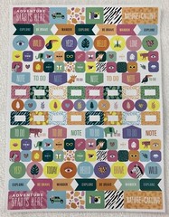 ADVENTURE Safari Nature Girl POWER Goals Planner Calendar Stickers 300 Pieces