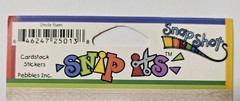 Pebbles Inc. Uncle Sam Cardstock Stickers 4th of July Independence Day Snip Its
