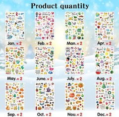 Planner Stickers 1150+ New Monthly Daily Planners Vintage Holiday Seasonal