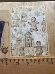 Hedgehog, Woodland, Handmade Ephemera, Scrapbook,Junk Journal,tag,embellishment