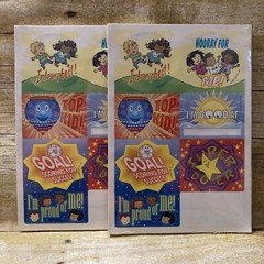2 Vintage School Teacher Sticker Pads Positive Motivational Sealed Unknown Count
