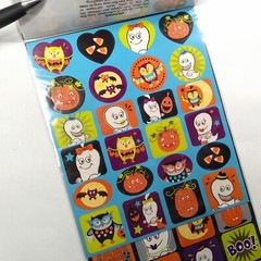 Halloween Creatology Scrapbook Stickers 84pc Pumpkin Ghost Bat Prism Sparkle NOS