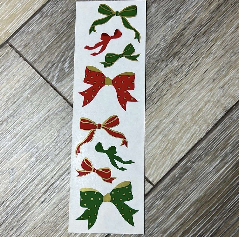 Mrs. Grossman’s Stickers Bows Christmas