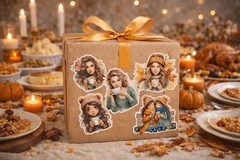 Cozy Autumn Sticker Set – 16 Piece