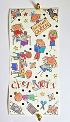 Vintage 2001 Me & My Big Ideas MAMBI 12″ Sheet of SCRAPBOOK QUEEN Stickers