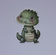 Cute Baby Alligator Animal Sticker Vinyl Decal Journal Wall Fun Art Decor Tc9