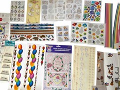 40+ Partial Sticker Sheets 80s 90s Hallmark Sandylion Grossman Junk Journal Lot