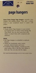 ROAD TRIP PAGE HANGER(2pc)Karen Foster•Vacation•Getaway•Holiday •Disneyland•Trip