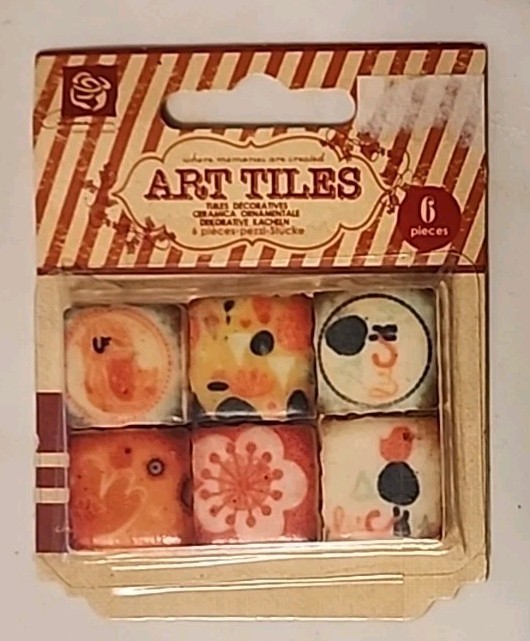 Prima Art Tiles – Ceramic Decorative Tiles – 6 pieces (554552)