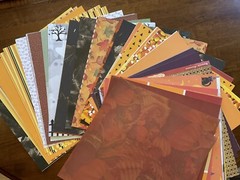 5+ Lbs Scrapbooking Paper 12×12 Fall Winter Halloween Xmas New Years Themes