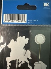 EK Success Disney State Fair 2 Scrapbooking Sticker Carosuel Fireworks Mickey