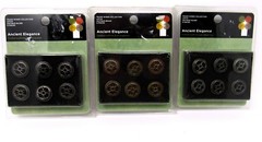 Imaginisce Lot of 3 packs Brads Lotus Trade Winds Coll.- 18 pcs Scrapbook