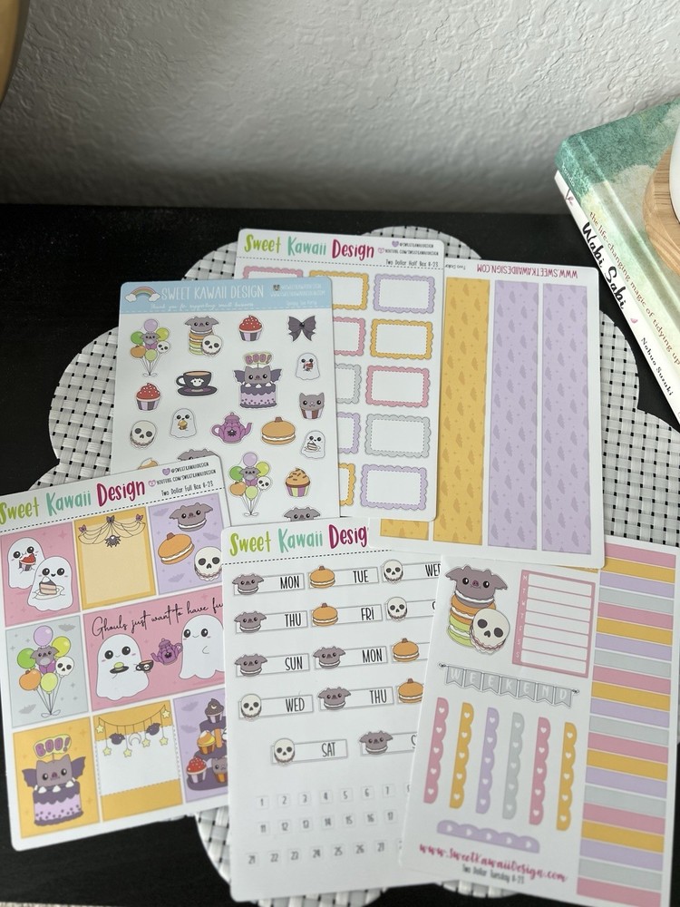 Sweet kawaii Design Stickers set/Brand New!