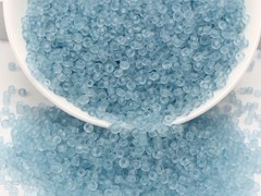 4000 Frosted Glass Beads 2mm (10/0) Sky Blue + Storage Box