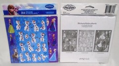 American Greetings Stickers Value Pack Disney Frozen Elsa Anna Olaf 184 Pieces