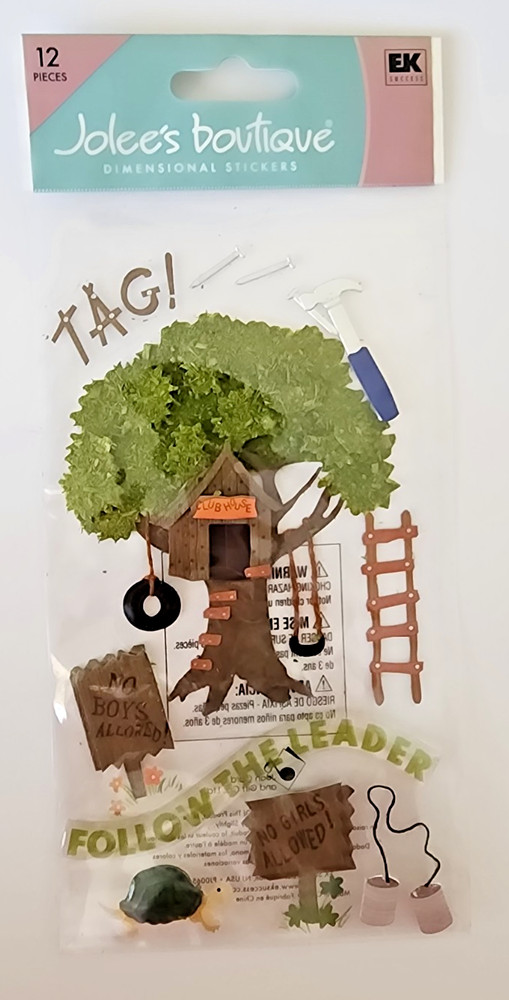 Vintage Jolee’s Boutique XL Embellishments – Clubhouse Treehouse – SPJBLG272