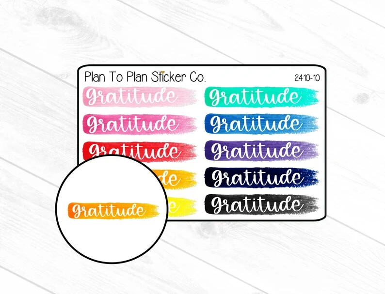 2410-10~~Gratitude Notes Page Header Planner Stickers