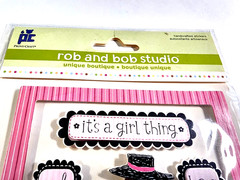 Provo Craft Girly Girl 3D Dimensional Stickers 2005 Rob & Bob Studio Retro RARE