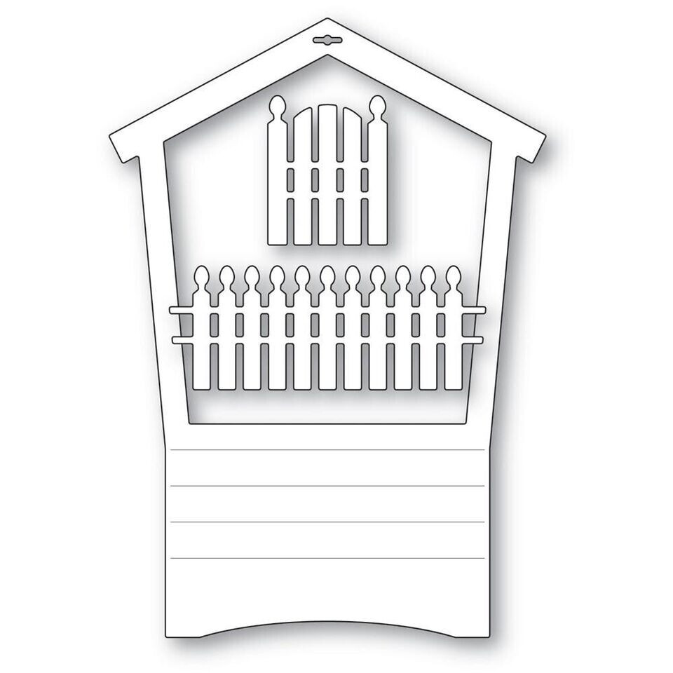 Poppy Stamps – METAL CUTTING DIE – HOUSE FRAME