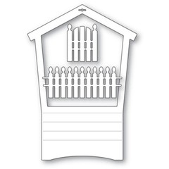 Poppy Stamps – METAL CUTTING DIE – HOUSE FRAME