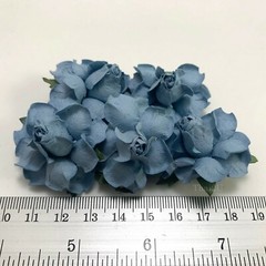 60 Mixed 1-1/2″ of 12 Colors Paper Flower DIY Wedding Scrapbook (TH/R21-Set-D1)