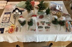 LARGE LOT Christmas Craft Miscellaneous Items SEE PHOTOS
