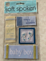 SOFT SPOKEN ME & MY BIG IDEAS 3D STICKERS BABY BOY