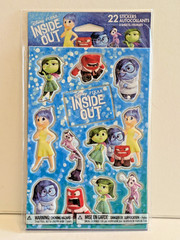 New open pkg Inside Out foam Stickers – 1 Sheet 11 Stickers – Disney Pixar Am Gr