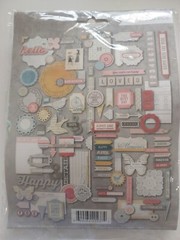 My Mind’s Eye All Things: LOST and FOUND Die cuts over 250 pieces scrapbooking