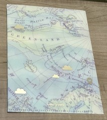 New Happie Scrappie Globe Large Sticker Folder