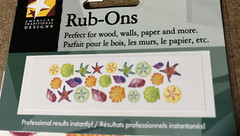 2 American Traditional Designs Rub-Ons–Shell Bright & Fun Fish–4″ x 12″–New