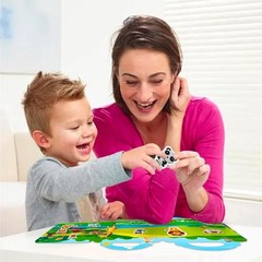 Reusable Sticker Book for Kids, Animal Stickers Educational Learning Toys Travel